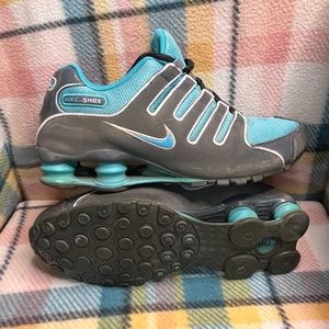 Women's Nike Shox NZ Sz. 8 Lt. Blue/Grey Shoes